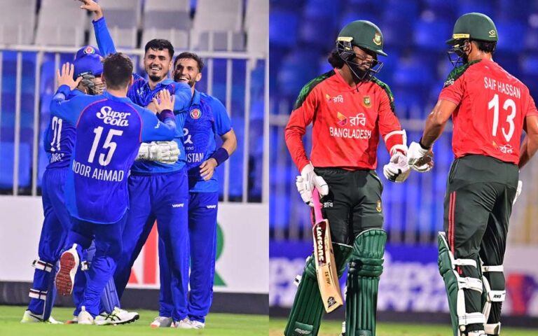 Bangladesh beat Afghanistan in a thrilling finish to take series lead