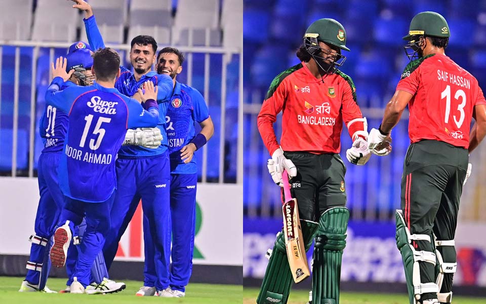 Bangladesh beat Afghanistan in a thrilling finish to take series lead