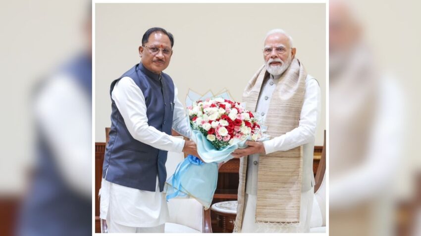 CM Vishnu Deo Sai met PM Modi and presented a roadmap for the transformation of Bastar; detailed discussions were held regarding development projects