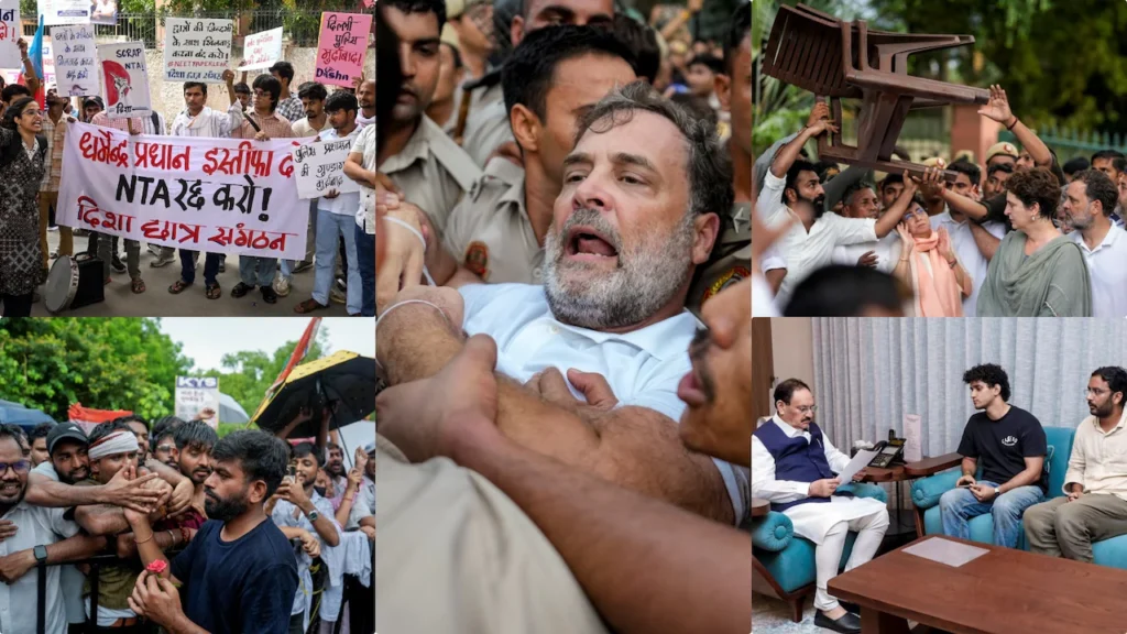 Protests against the education system and exam scams intensify across the country; opposition MPs appear in the Parliament complex dressed in black